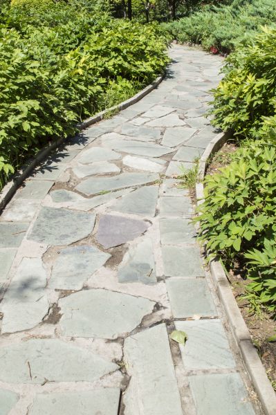 Stone Pathway Laying