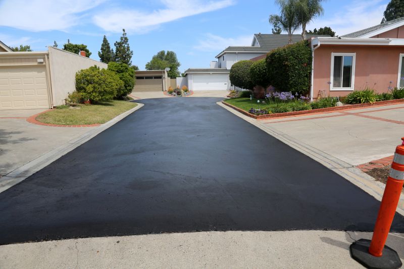 Driveway with Fresh Sealcoat